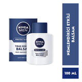Nivea Men Protect & Care After Shave Balm - Soothing Moisturizing Post-Shave Skincare for Men with Vitamin E