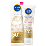 Nivea Sun Luminous630 SPF 50 Face Sunscreen: Reduce Dark Spots, Anti-Aging, Hyaluronic Acid - Daily Sun Protection Cream