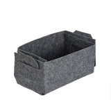 Coco Clementine Felt Storage Basket - Modern Home Organization Solution for Clothes, Toys, and Office Supplies