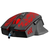 Everest SM-700 Wired Gaming Mouse - Customizable DPI, Optical Sensor, Black