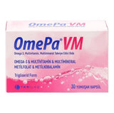 OmePa VM: Comprehensive Multivitamin & Multimineral Supplement with Omega-3 for Heart Health, Immune Support & Prenatal Nutrition - 30 Softgels