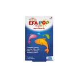 New Life Efa-Pop Omega-3 Supplement for Kids: Chewable Fish Oil Capsules with Vitamin D for Brain Health & Strong Bones - Fruit Flavored, Easy to Take
