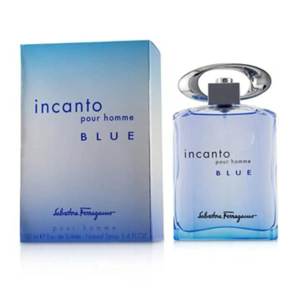 Incanto Blue By Salvatore Ferragamo For Men 3.4oz EDT Spray