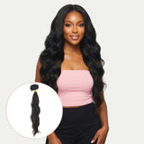 Indian Wavy Natural Black Clip-In 100% Human Hair Extensions