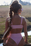 Indio Lace Up High Waisted Swimsuit Bottom