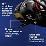 Reaction Tackle Baitcasting Fishing Reel – ReactCast Edition- High-Speed 7.3:1 Gear Ratio