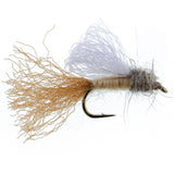 Tan Iris Caddis Emerger Caddis  Trout Dry Fly - 6 Flies Hook Size 16
