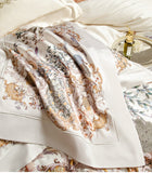 Italy Luxury Flower Printed Pima Cotton Duvet Cover | 3CARATS