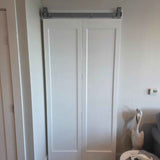 J Top Mount Heavy Duty Bifold Barn Door Hardware Kit | 2 Door Kit