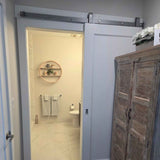 J Top Mount Heavy Duty Sliding Barn Door Hardware Kit