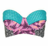Hula Honey Juniors Leaf Breeze Underwire Push-up Midkini Swim Top
