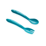 Babyjem Baby Utensil Set - Soft Baby Cutlery & Dishwasher Safe Feeding Tools for Self-Feeding Infants