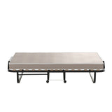 Rollaway Bed with Casters Wheels and Folding Memory Foam Mattress