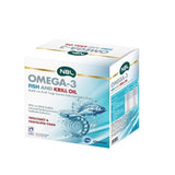 NBL Omega-3 Fish & Krill Oil Dietary Supplement 100 Capsules