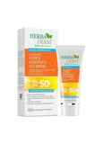 Herbaderm SPF50 Water-Resistant Sunscreen Lotion for Sensitive Skin - Anti-Aging Benefits