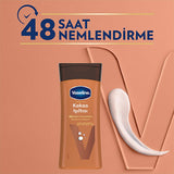 Vaseline Cocoa Glow Body Lotion - 48 Hour Moisturization, Ultra Hydrating Lipid Formula, Non-Greasy Texture for Dry Skin