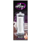 Eklips Cotton Round Organizer Clear Acrylic Vanity Holder