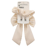 Eklips Cream Satin Scrunchie Set Gentle Hair Ties 2-Piece
