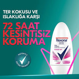 Rexona Women's Powder Dry Deodorant Roll-On - 72 Hour Protection, Long-Lasting Freshness