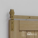 J-Strap Heavy Duty Bifold Barn Door Hardware Kit | 4-Door Biparting