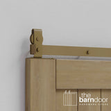 J Top Mount Heavy Duty Bifold Barn Door Hardware Kit | 6 Door One Way