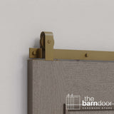 J Top Mount Heavy Duty Sliding Barn Door Hardware Kit