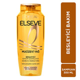 L'Oreal Paris Elseve: Nourishing Hair Shampoo for Dry Hair - Intense Moisture, Shine & 8-Week Nourishment with Kamelya & Marula Oils
