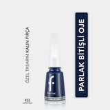 Flormar Nail Enamel: High Pigment, Long Lasting Nail Polish for Strong, Glossy Nails - Marine Lover