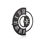 Muyika 50cm Metal Silent Wall Clock - Modern Large Wall Decor for Indoor Spaces