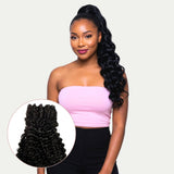 Jerry Curl 100% Human Hair Ponytail Extension