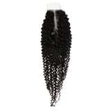 Jerry Curl 2x6 Transparent Lace Human Hair Closure