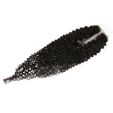 Jerry Curl 2x6 Transparent Lace Human Hair Closure