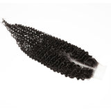 Jerry Curl 2x6 Transparent Lace Human Hair Closure