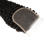 Jerry Curl 4x4 Transparent Lace Human Hair Closure