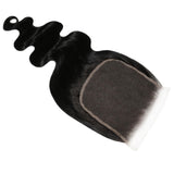 Jet Black Body Wave 6x6 HD Lace Human Hair Closure