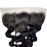 Jet Black Body Wave 13x4 HD Lace Human Hair Frontal