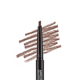 Flormar Angled Eyebrow Pencil with Brush - Long-Lasting, Natural Definition for Precise Brows