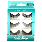 Lush Lash LU-624 False Eyelash Bonus Pack 3 Pairs