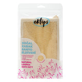 Eklips Natural Exfoliating Bath Glove with Gourd Fiber - Gentle Skincare, Cellulite Prevention, and Eco-Friendly