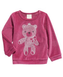 First Impressions Girls Velour Top