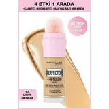 Maybelline Instant Perfector Glow Multifunctional Vegan Foundation Makeup - Light Medium Shade, Concealer, Primer, BB Cream Alternative