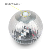 Outdoor Solar LED Floating Light Garden Pond Pool Lamp Rotating RGB Color Change