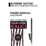 Flormar Extreme Tattoo Long-Wear Brow Pencil 003 Dark Brown
