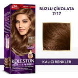 Wella Koleston Intense Icy Chocolate 7/17 Permanent Hair Dye: 100% Gray Coverage, Long Lasting Color, Argan Oil Infused for Intense Shine & Health