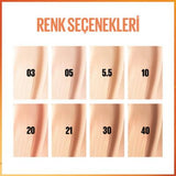 Maybelline Super Stay Skin Tint Foundation: Lightweight Vitamin C Formula for Radiant, All-Day Coverage - Brightening Skin Tint Foundation