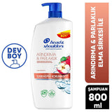 Head & Shoulders Apple Cider Vinegar Shampoo: Clarifying Anti-Dandruff, pH Balanced, Dermatologically Tested for Healthy Scalp & Shiny Hair