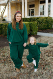 Adult Scalloped Set - Green or Brown