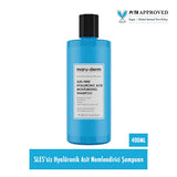 Maruderm Hyaluronic Acid Moisturizing Shampoo - Deep Hydration & Damage Repair - Sulfate-Free, Vegan Formula for Dry & Damaged Hair (13.53 fl oz)