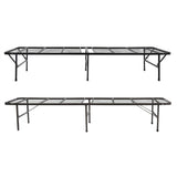 King size Black Metal Platform Bed Frame