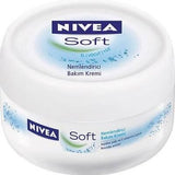 Nivea Soft Moisturizing Cream - 6.76 fl oz - Vitamin E & Jojoba Oil for Daily Skin Hydration, Face & Body - Dermatologically Tested